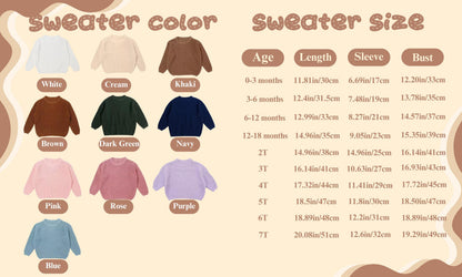 Customized Baby Sweater