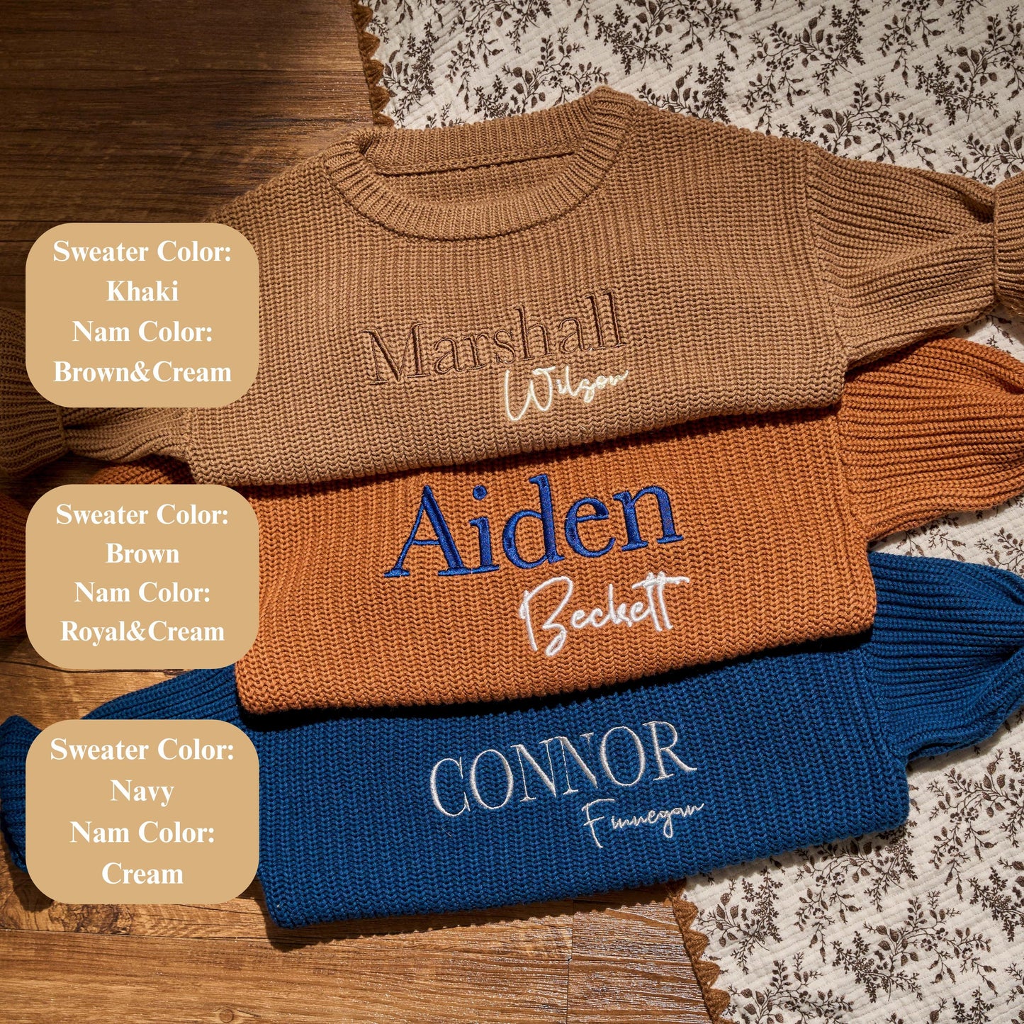 Customized Baby Sweater
