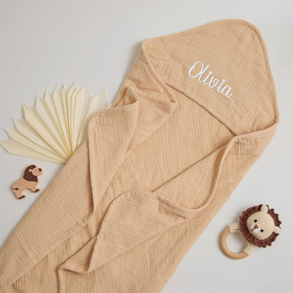 Personalized Hooded Bath Towel